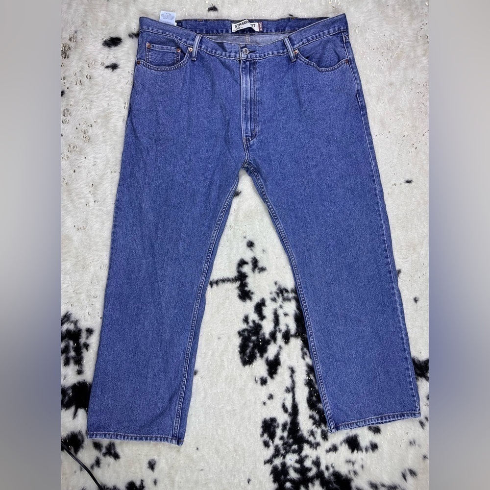 Levi’s Men’s 505 Medium Wash Straight Leg Denim Work Jeans Size 44